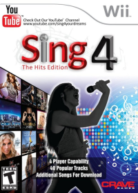 Sing4: The Hits Edition with Mic Wii  box art